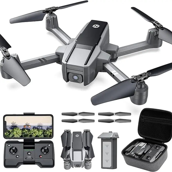 Holy Stone HS440D Drones with Camera for Adults 4K, Foldable GPS Drone with 19Mins Flight Time, Auto Return, Follow Me, Waypoints, 5G Transmission, under 249G Easy for Beginners Accessories Portable Adjustable Fpv Lens - Digitxe Electronics Default