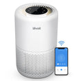 LEVOIT Air Purifier for Home Bedroom, Smart Wifi Alexa Control, Covers up to 915 Sq.Foot, 3 in 1 Filter for Allergies, Removes Pollutants, Smoke, Dust, 24Db Quiet for Bedroom, Core 200S, White