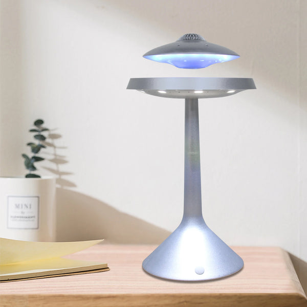 UFO Magnetic Levitation Floating Light LED Table Lamp Wired Bluetooth Speaker - Digitxe Electronics